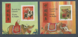 France, 5467, 5469, Grand Format, Neuf **, TTB, Année Lunaire Chinoise, Année Du Buffle - Unused Stamps