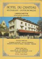 Luxembourg - Luxemburg - Dépliants  -  LAROCHETTE  -  HÔTEL DU CHÂTEAU  -  RESTAURANT GASTRONOMIQUE - Dépliants Touristiques