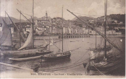 Menton Le Port Vieille Ville 1915 - Menton