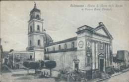 Cs99 Cartolina Calvizzano Chiesa S.maria Delle Grazie Provincia Di Napoli - Napoli (Napels)