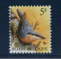 Belgique België, **, Yv 2293, Mi 2346x, SG 2849, Sittelle Torchepot, - 1985-.. Uccelli (Buzin)