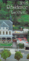 Luxembourg - Luxemburg - Dépliants  -  LAROCHETTE  - HÔTEL RÉSIDENCE , LAROCHETTE  -  PROPR. WALTER VISSER - Tourism Brochures