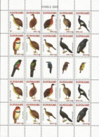 Suriname Surinam 2009 Tropical Birds Sheetlets Of 2 Sets With Labels MNH - Other & Unclassified
