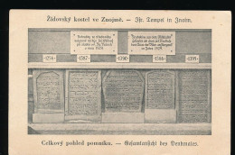 2 Cartes Synagogue Czech Republic - Judaika