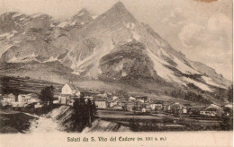 SALUTI DA S. VITO DEL CADORE - F.P. - Belluno