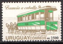 Uruguay MNH Stamp - Postkoetsen