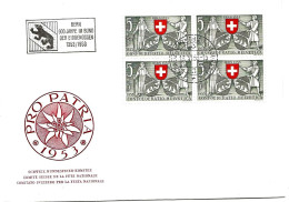 125 - 39 - Enveloppe Avec Oblit Spéciale "Bern 600 Jahre Im Bund Der Eidgenossen 1953" - Marcofilia