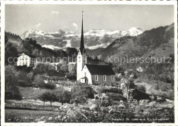 11650771 Seewis Dorf Kirche Mit Scesaplana Seewis Dorf - Other & Unclassified