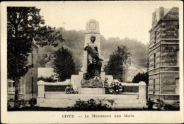 CPA Givet Ardennes, Kriegerdenkmal - Autres & Non Classés