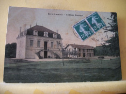 40 3019 LOT DE 3 CPA DIFFERENTES SUR LE CHATEAU CASTAINGT A SORE DANS LES LANDES - Kastelen