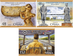 Serbia 2024 China Confucius Ivo Andric Culture Trains Railways MNH - Serbien