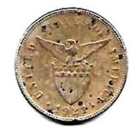 PHILIPPINES Période AMERICAINE  5 Centavos KM164 , 1921  Circulé - Philippinen