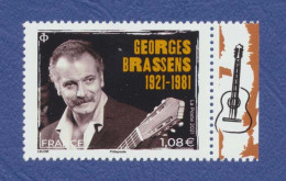 FRANCE Georges Brassens Neuf**. Guitare. Cinéma, Film, Movie, Chanteur.  Film "Porte Des Lilas". - Chanteurs