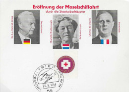 Postzegels > Europa > Duitsland > West-Duitsland > Postwaardestukken >Eroffnung Der Moselfahrt (17280) - Postales - Usados