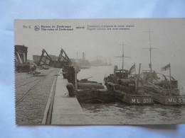 CPA BELGIQUE - ZEEBRUGGE : Convoyeurs Et Dragueurs De Mines Anglais - Oorlog 1914-18