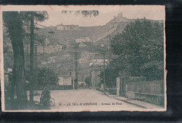 Cpa 07 Le Teil D'Ardèche Avenue Du Pont - Le Teil