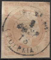 GREECE Cancellation IΩANNINA (TOYPKIA) On 1871-72 Large Hermes Head Inferior Paper Issue 2 L Rose Bistre Vl. 45 A/H 33 B - Gebruikt