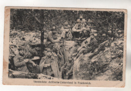+5043, WK I, Feldpost, Artillerie-Unterstand In Frankreich - War 1914-18
