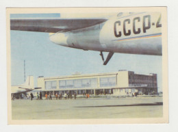Ukraine ODESA ODESSA Airport, Flughafen, With Airplanes View, Vintage Soviet USSR Vintage 1960s Photo Postcard AK /27992 - Aérodromes