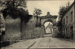 CPA Coucy Le Chateau Aisne, La Porte De Chauny - Otros & Sin Clasificación
