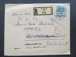 BRIEF Wien - Wiener Neustadt Irrläufer 1945 // D*59486 - Covers & Documents