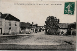 87. HAUTE-VIENNE - ST-HILAIRE BONNEVAL. Entrée Du Bourg - Route De Limoges. - Otros & Sin Clasificación
