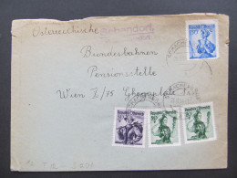 BRIEF Schachendorf Postablage Schandorf - Wien 1954 // D*59487 - Cartas & Documentos