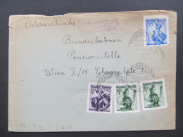 BRIEF Schachendorf Postablage Schandorf - Wien 1954 // D*59487 - Brieven En Documenten