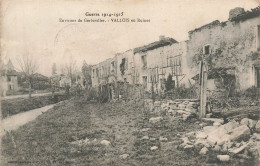 GUERRE 1914-1915 - ENVIRONS DE GERBEVILLER - VALLOIS EN RUINES - Other & Unclassified