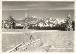 11650218 Toggenburg Winterpanorama Mit Saentis Stockberg Und Schindelberg Churfi - Sonstige & Ohne Zuordnung