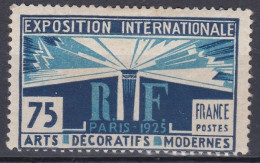 France 1924-1925 N° 213 Exposition Internationale Des Art Décoratifs  (G16) - Neufs