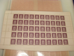 N° 533 En Feuille  De 50 Timbres Entières Neuves - Hojas Completas