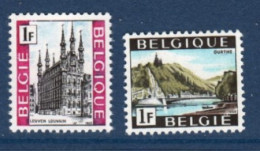 Belgique België, Yv 1480, 1481, Mi 1537, 1538, SG 2102, 2103, Tourisme, Louvain, Vallée De L'Ourthe, - Neufs