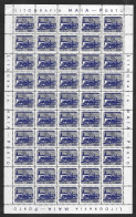 Portugal Vignette X 50 Services Sociaux CP Chemins De Fer Train Feuillet Railways Social Services Cinderella Sheetlet - Local Post Stamps