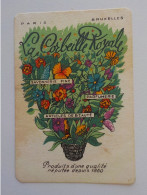 Carte Parfumée Ancienne La Corbeille Royale - Profumeria Antica (fino Al 1960)