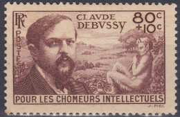 France 1939 N° 437 MH * Claude Debussy  (G16) - Nuevos