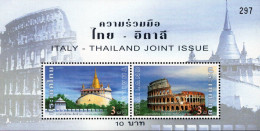 Thailand - 2004 - Rome-Bangkok Foundation Anniversary - Joint Issue With Italy - Mint Souvenir Sheet - Thaïlande