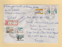 Portugal - 1987 - Recommande Destination France - Cartas & Documentos
