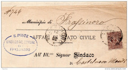 1902  LETTERA CON ANNULLO FRASSINORO MODENA - Marcophilia