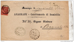 1888  LETTERA CON ANNULLO  BAGNOLO MELLA BRESCIA - Marcofilie