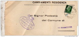 1939  LETTERA CON ANNULLO  MILAZZO MESSINA - Marcofilía