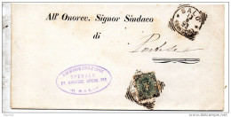 1893  LETTERA CON ANNULLO  SALO' BRESCIA - Marcofilie