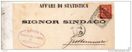 1895  LETTERA CON ANNULLO  S. BENEDETTO DEL TRONTO ASCOLI - Marcofilía