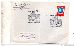 1979 LETTERA  CON ANNULLO MILANO 5 MOSTRA FILATELICA - 1971-80: Storia Postale