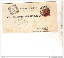 1914  LETTERA CON ANNULLO PARMA - Storia Postale