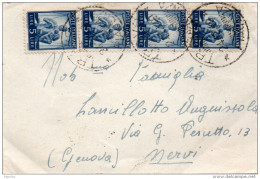 1949  LETTERA CON ANNULLO  PIACENZA - 1946-60: Marcofilia