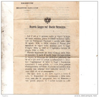 1870   LETTERA CON ANNULLO  FIRENZE + VEROLANUOVA  - NUOVA LEGGE  DAZIO CONSUMO - Marcofilie