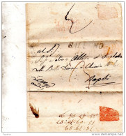 1816 LETTERA CON ANNULLO SALERNO - ...-1850 Voorfilatelie