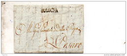 1807 LETTERA CON ANNULLO BOLOGNA - 1. ...-1850 Vorphilatelie