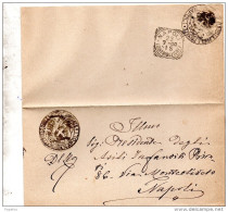 1900 LETTERA CON ANNULLO NAPOLI - Marcophilia